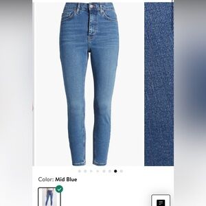 Topshop Jamie Skinny Jeans. Size 31.